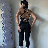 Women Jumpsuit Women's Spring and Summer Yoga Sports Jumpsuit