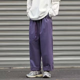 Men Sweatpants Overalls Men's Summer Retro Casual Loose Straight