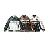 Varsity Jacket Vintage Baseball Jacket Men