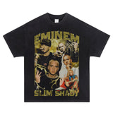 Detroit Eminem Hoodie Vintage Eminem Printed Cotton Long Sleeves