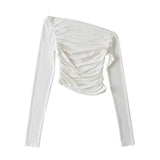 Women T-Shirt Long-Sleeved T-shirt Top for Girls