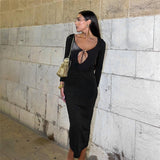 Women Dresses Autumn and Winter Women's Fashion Evening Dress Dress