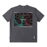 Men T Shirt Fashion Brand Men's Short-Sleeved T-shirt All-Match Loose