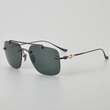 Chrome Hearts Sunglasses Frameless Ultra Light Titanium Pilot Sunglasses