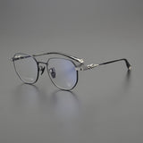 CHH Chrome Hearts Glasses Ultra Light Pure Titanium Small Frame Vintage Glasses Frame