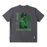 Men T Shirt Printed Short-Sleeved T-shirt Boys Casual Loose