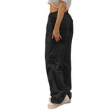 Women Pants Spring and Summer Loose All-Matching Work Clothes Casual Straight Pants