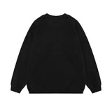 Men Hoodie Print Letter Pullover Sweatshirt Male Loose Casual Long Sleeves