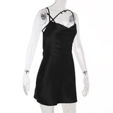 Women Dresses Casual Backless Skirt Sexy Sling Dress