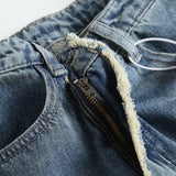 Women Skirt Vintage Denim Skirt Skirt