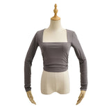 Women T-Shirt Long Sleeve T-shirt Female Autumn Slimming Bottoming Top