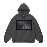 Men Hoodie Figure Printed Hoodie Male