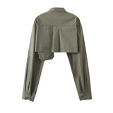 Women T-Shirt Shirt Autumn Women's Short Loose Shirt