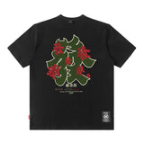 Men T Shirt Spring/Summer Letter Print Loose Short Sleeve T-shirt for Men and Women