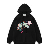 Men Hoodie Printed Foam Hooded Sweater Men's Autumn and Winter Loose Casual