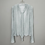 Women Long Sleeve Shirt V-neck Top for Women Loose Shirt Casual