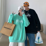 Men Hoodie Couple Wear Ins Sweater Loose BF Chic Top Men