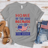 Women's Independence Day T Shirt round Neck Short Sleeve T-shirt Women's Top