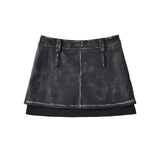 Women Skirt Women's Retro High Waist Slim-Fit Skirt