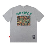 Men's T Shirt Personalized Printed Short-Sleeved T-shirt Men's and Women's Ins Loose