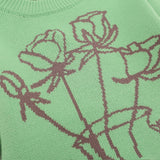 Women Sweater Girls' Autumn Casual round Neck Knitted