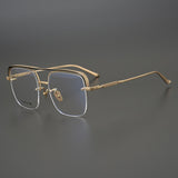 CHH Chrome Hearts Glasses Versatile Pure Titanium Square Glasses Frame