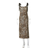 Women Halter Tops Summer Fashion Print Sleeveless Dress