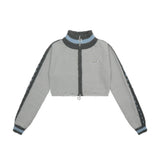 Women Sweater Color Matching Short Sweater Women's Cardigan Sweater