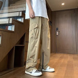 Men Sweatpants Men's Summer Retro Design Loose Straight