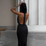 Women Dresses Summer Women's Fashion Hooded Slim Fit Dress