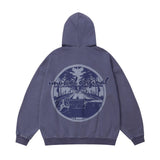 Men Hoodie Cardigan Sweater Men Loose Casual Hooded Coat