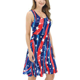 National Flag Day Dress Summer Print Dress Women's Vest