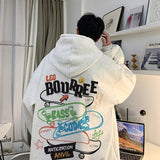 Men Hoodie Retro Hooded Sweater Men's Spring and Autumn Loose Casual Hoodie