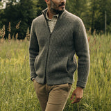 Men Sweater Knitted Sweater Coat Men's Clothing Men's Top