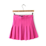 Women Skirt Preppy Style Skirt Pleated Skirt Tennis Skirt Slim Fit Skirt
