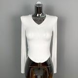 Women Long Sleeve Shirt Tight Spring Long Sleeve