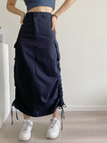 Women's Skirt Women's Retro Suit Skirt Long Dress Ins