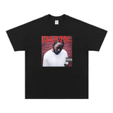 Kendrick Lamar T Shirts Hip Hop Rap Loose Short Sleeves