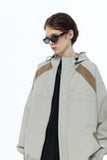 Unisex Jacket Autumn Stitching Hooded Jacket