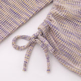 Women Sweater Short Top Women's Retro Autumn Long Sleeve Sweater
