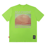 Men T Shirt Street Tide Brand Cotton Short-Sleeved T-shirt for Men and Women