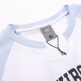 Women Long Sleeve T-Shirt Long Sleeve T-shirt Women's Autumn Raglan Sleeve Color Matching