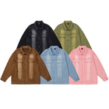 Men Denim Jacket Men Loose All-Matching Jacket