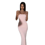 Women Dresses Casual Beauty Back Sling Dress Midi Dress