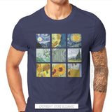 Vintage Alternative Funny Artwork Van Gogh Painting Men