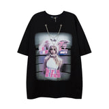 Men T Shirt Printed Short-Sleeved T-shirt Dark Country Fashion Brand Couple Casual