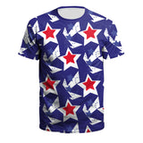 National Flag Day T Shirts Spring/Summer Independence Day Men's Sportswear Short Sleeve Printing