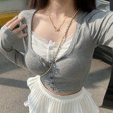 Women Long Sleeve Shirt Autumn Undershirt Top Tight