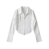 Women T-Shirt Shirt Women Spring Polo Collar Short Top Shirt