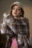 Unisex Jacket Autumn Plaid Casual Coat Women's Clothing